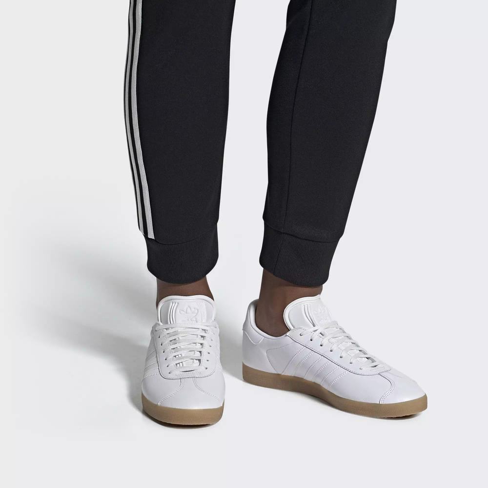 Adidas Gazelle Tenis Blancos Para Hombre (MX-96830)